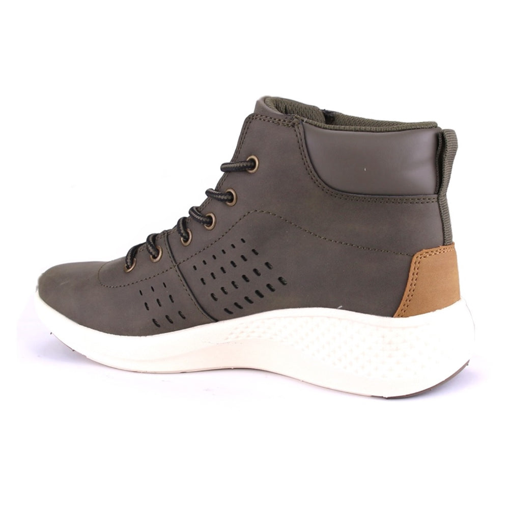 Botin Funway Mujer Iguana-1 Oliva Casual