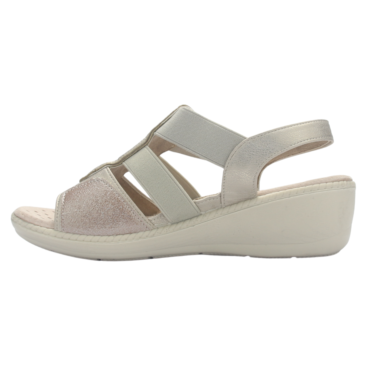 Sandalia Mujer Chalada Lupe-4 Plateado Casual