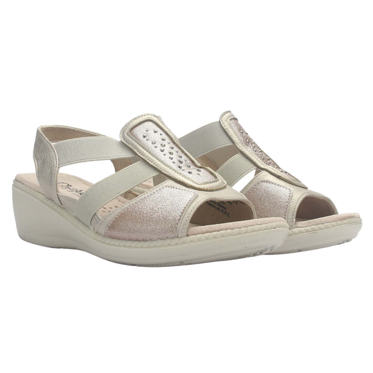 Sandalia Mujer Chalada Lupe-4 Plateado Casual