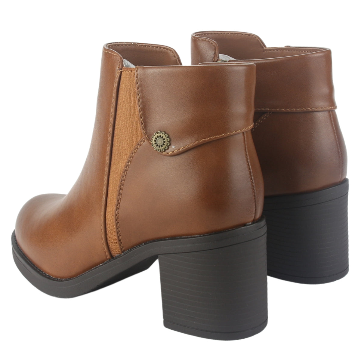 Botin Chalada Mujer Prata-3 Tostado Casual