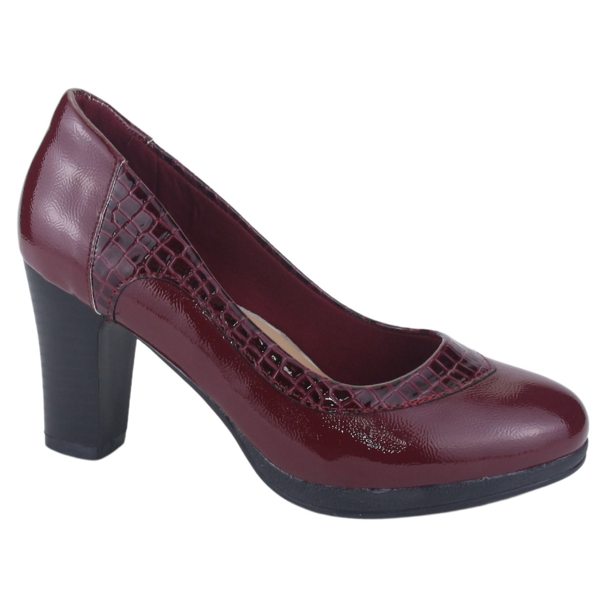 Zapato Chalada Mujer Dilly-12 Burdeo Casual