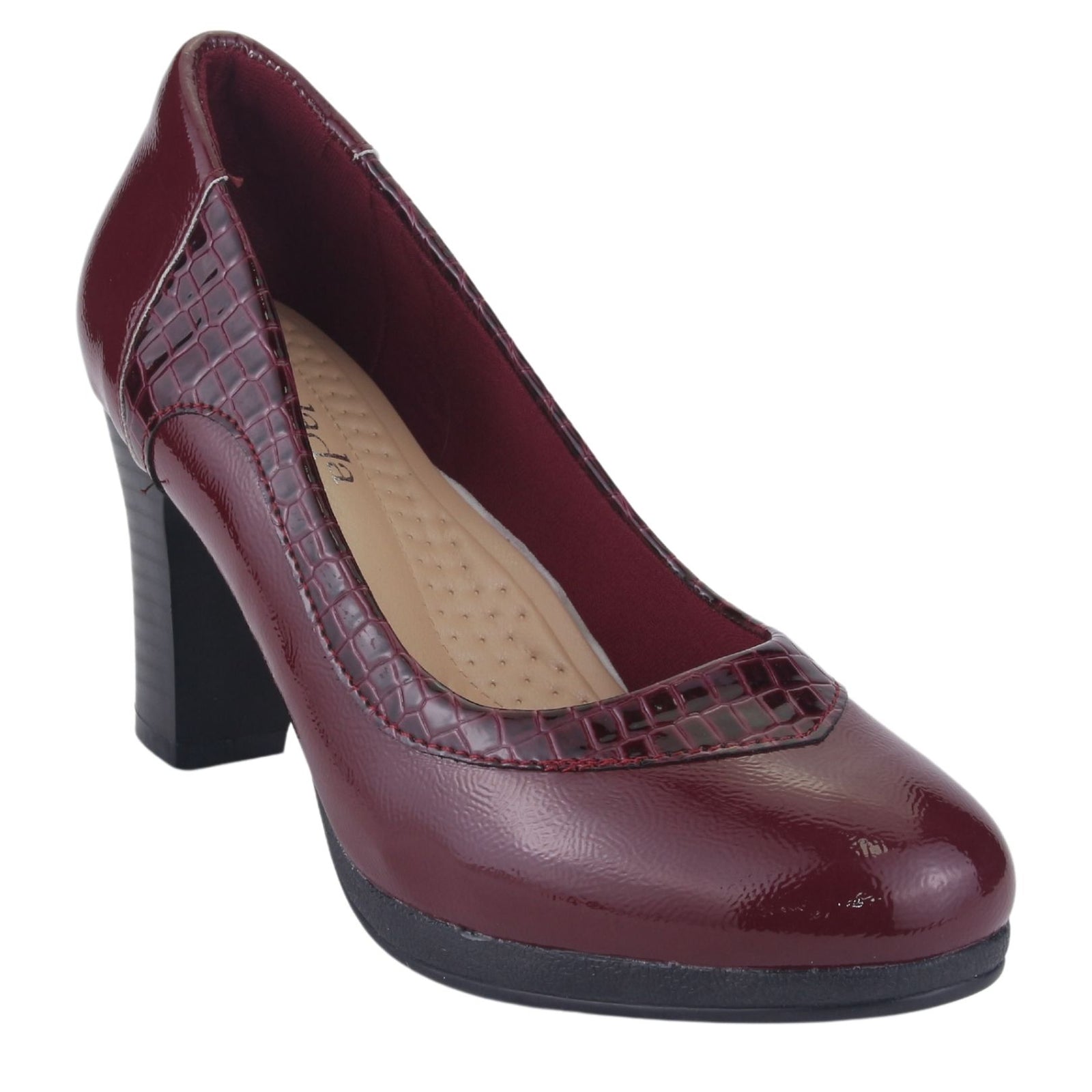 Zapato Chalada Mujer Dilly-12 Burdeo Casual