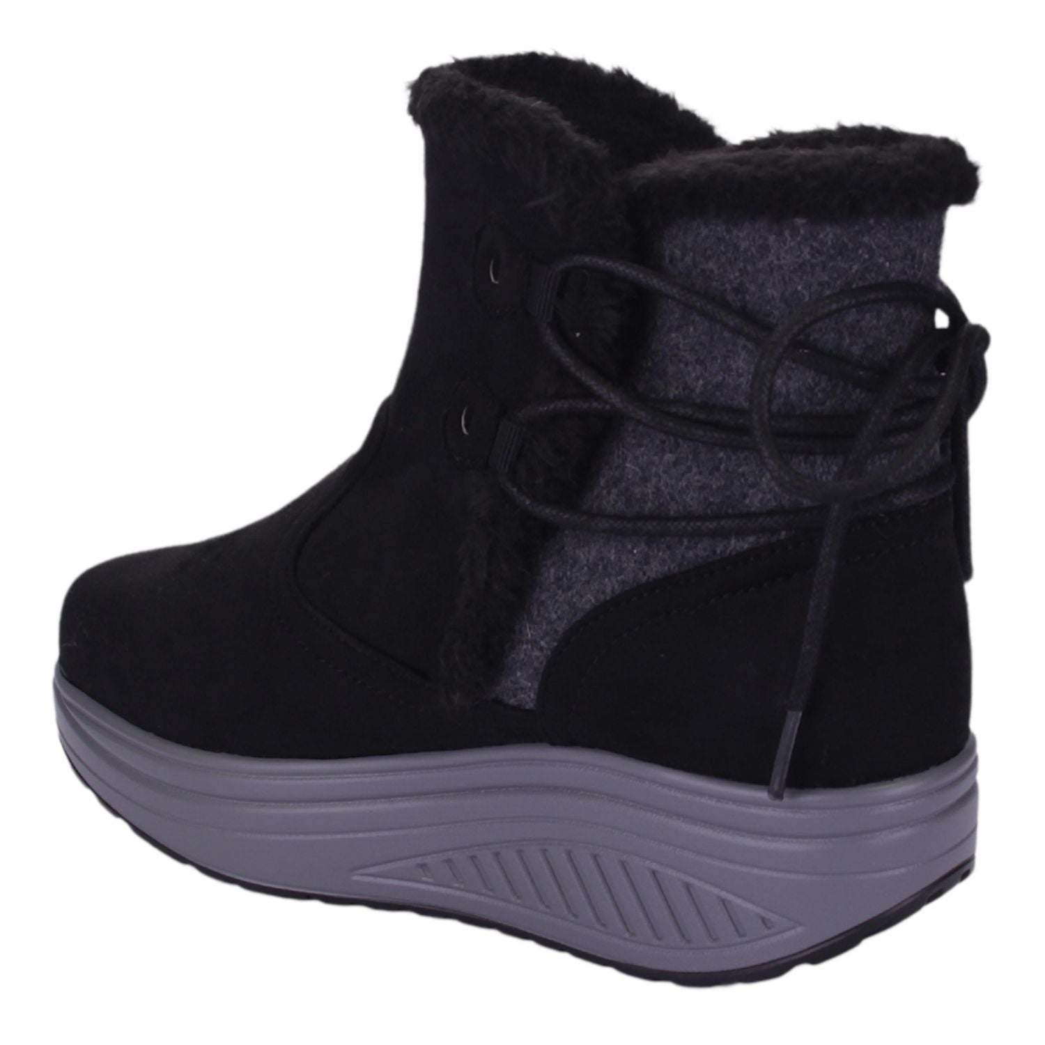 Botin Funway Mujer Tija-17 Negro Casual