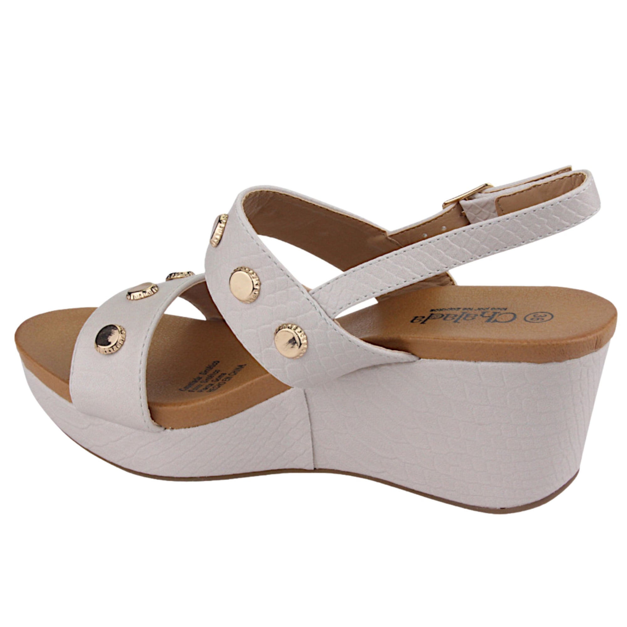 Sandalia Chalada Mujer Gitana-32 Blanco Moda