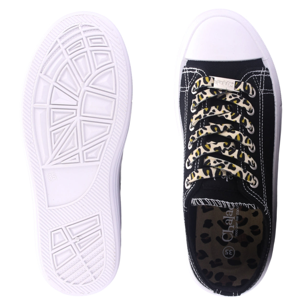 Zapatilla Mujer Chalada Clu-10 Negro Urbano