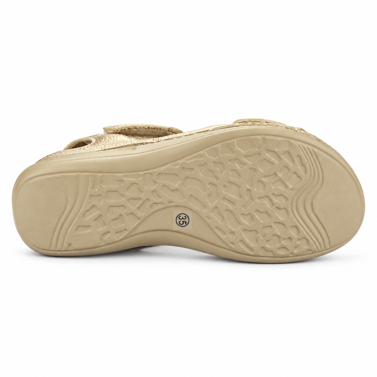 Sandalia Dorado Mujer Casual Chalada Kon