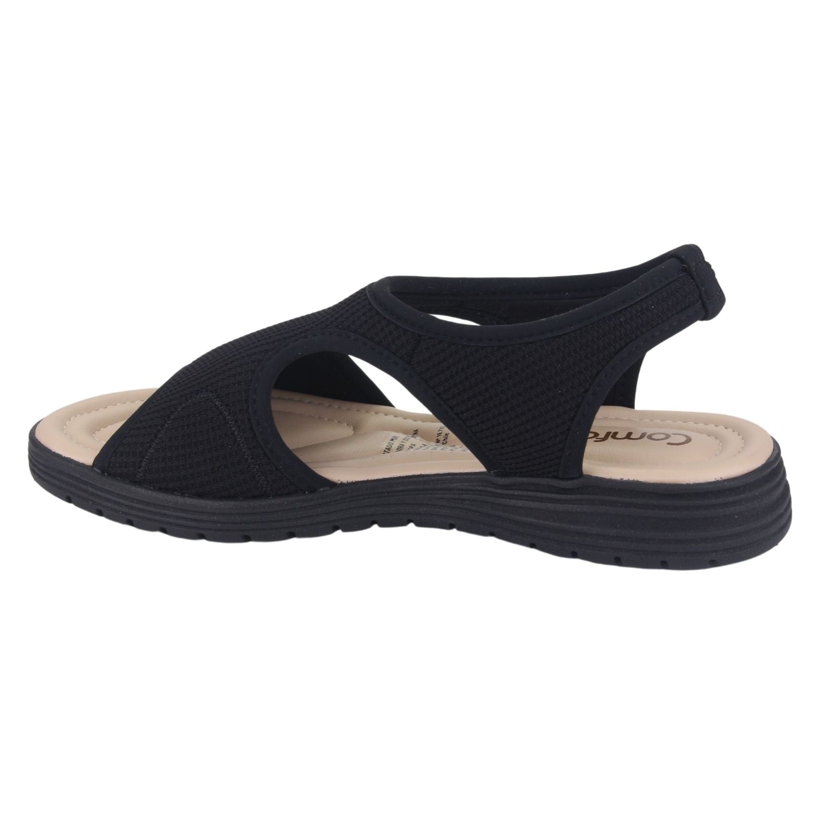 Sandalia Comfortflex Mujer 2251402 Negro Moda