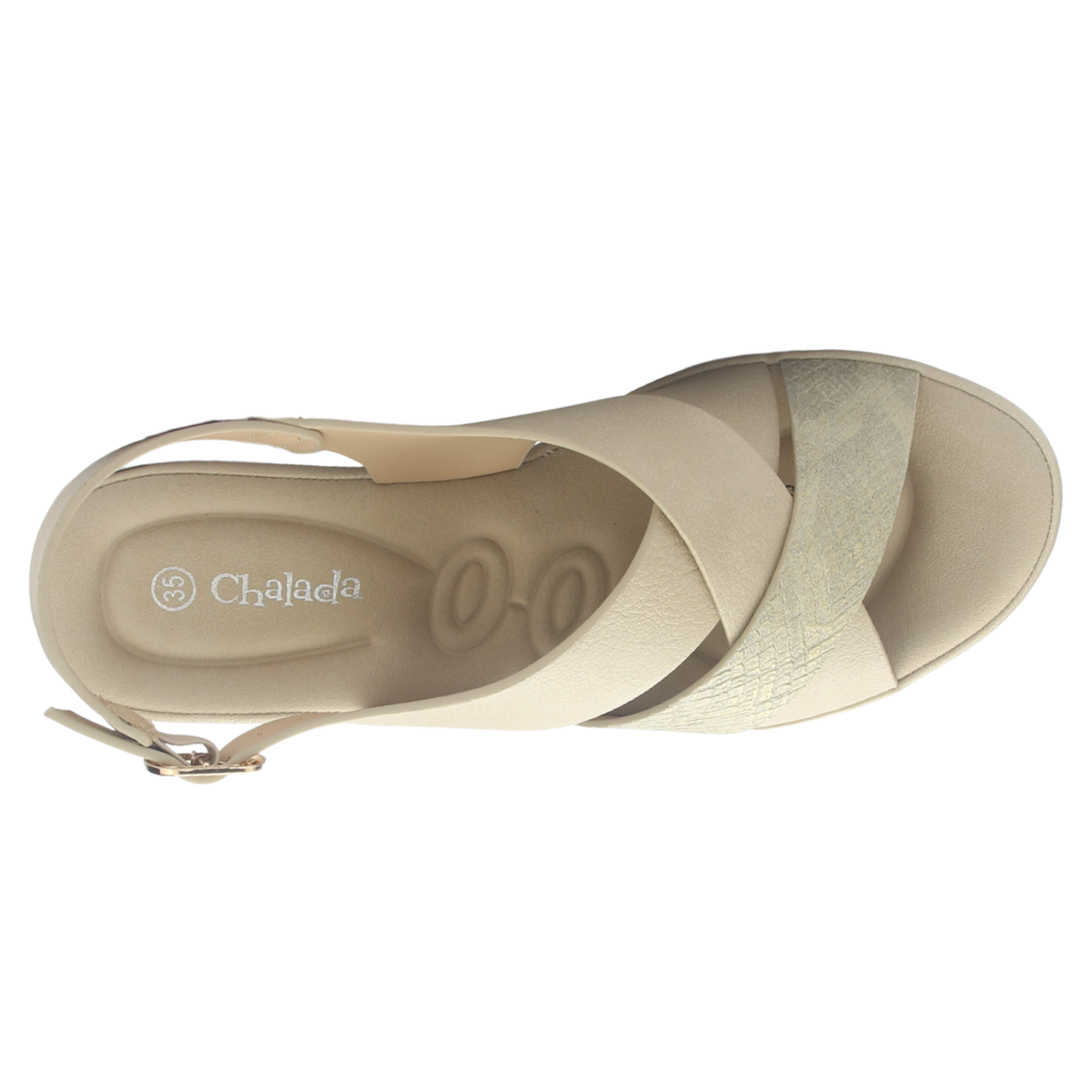 Sandalia Mujer Chalada Ica-30 Beige Casual