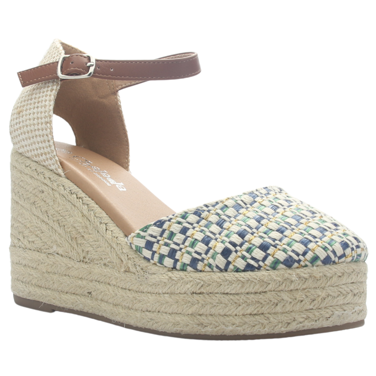 Zapato de mujer Azul Casual Chalada Dijon-5