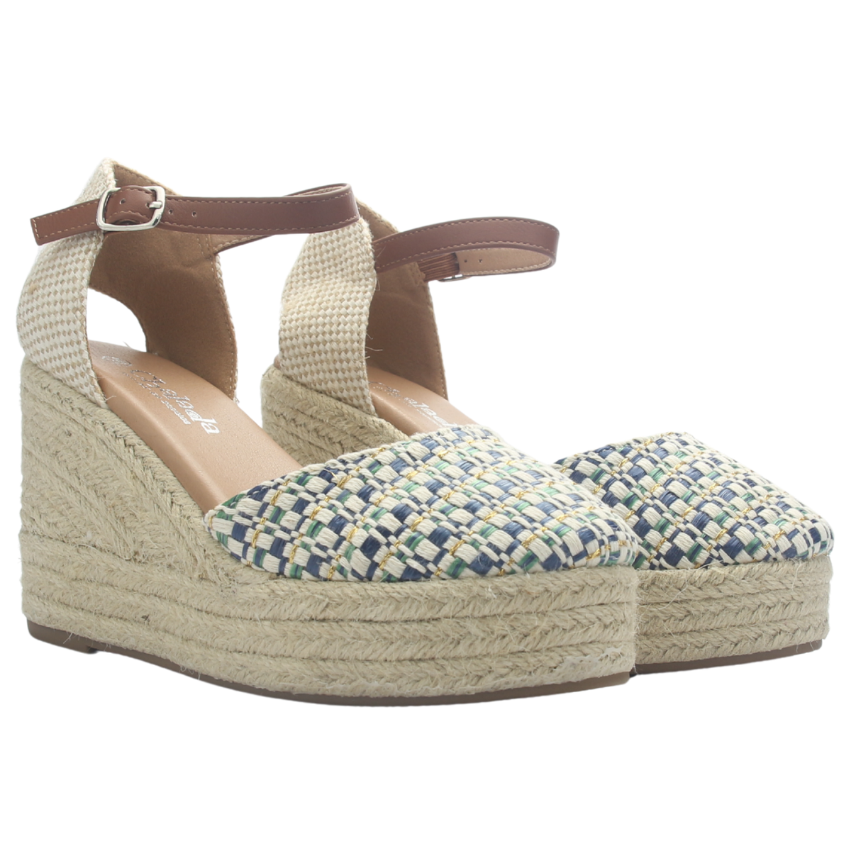 Zapato de mujer Azul Casual Chalada Dijon-5