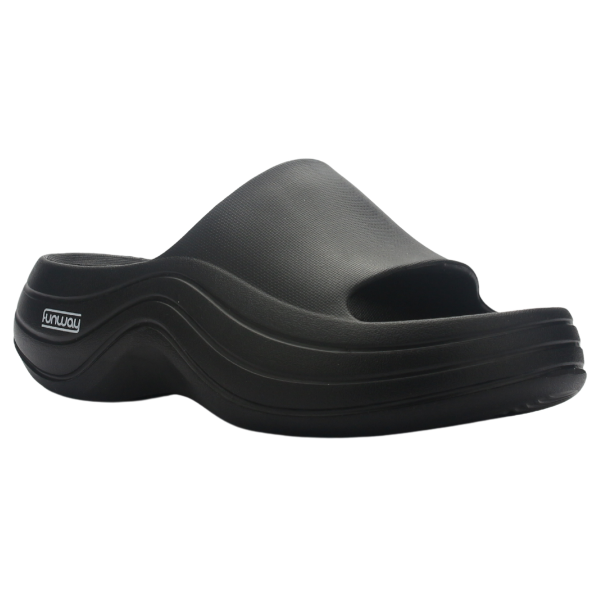 Sandalia de Mujer de color Negro Casual Funway Beach-35