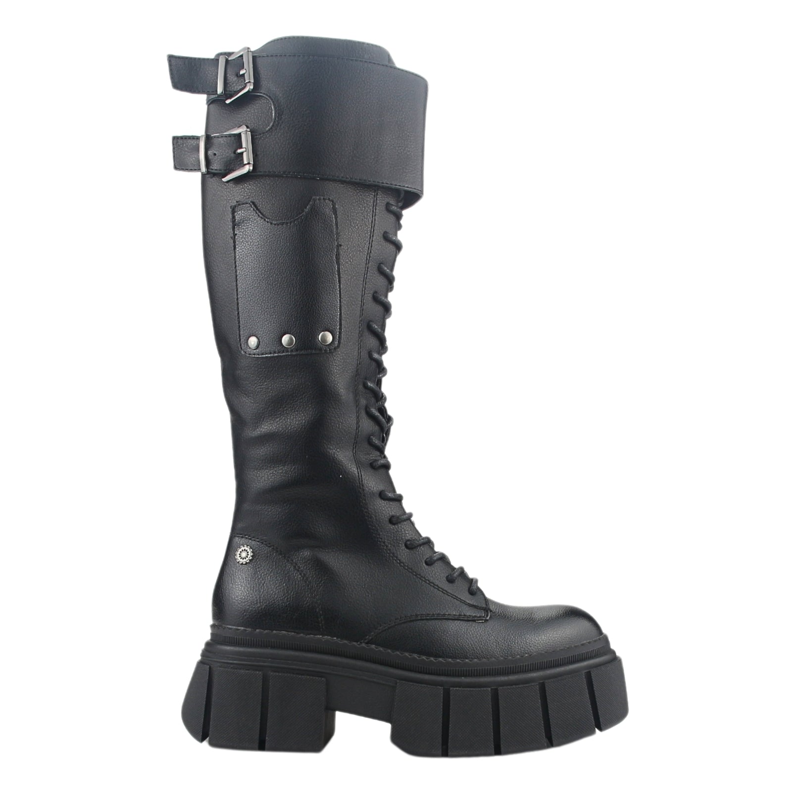 Bota Chalada Mujer Bresh-4 Negro Plataforma