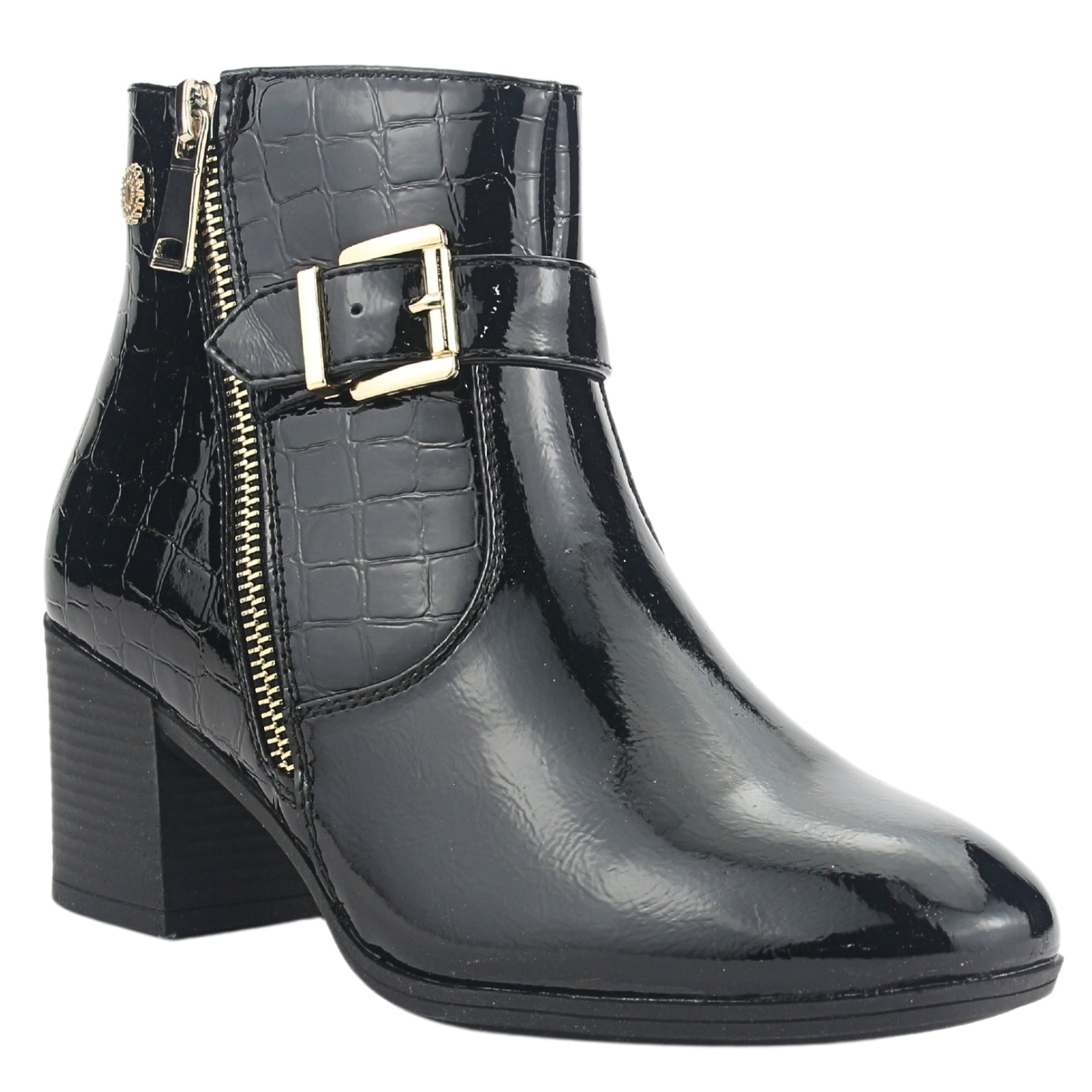 Botin Chalada Mujer Gally-4 Negro Casual