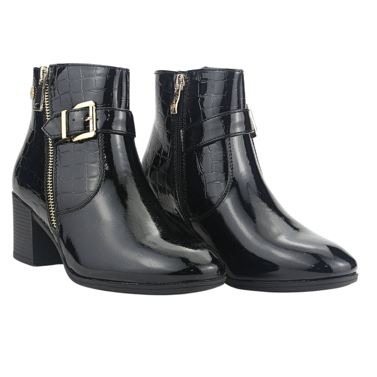 Botin Chalada Mujer Gally-4 Negro Casual