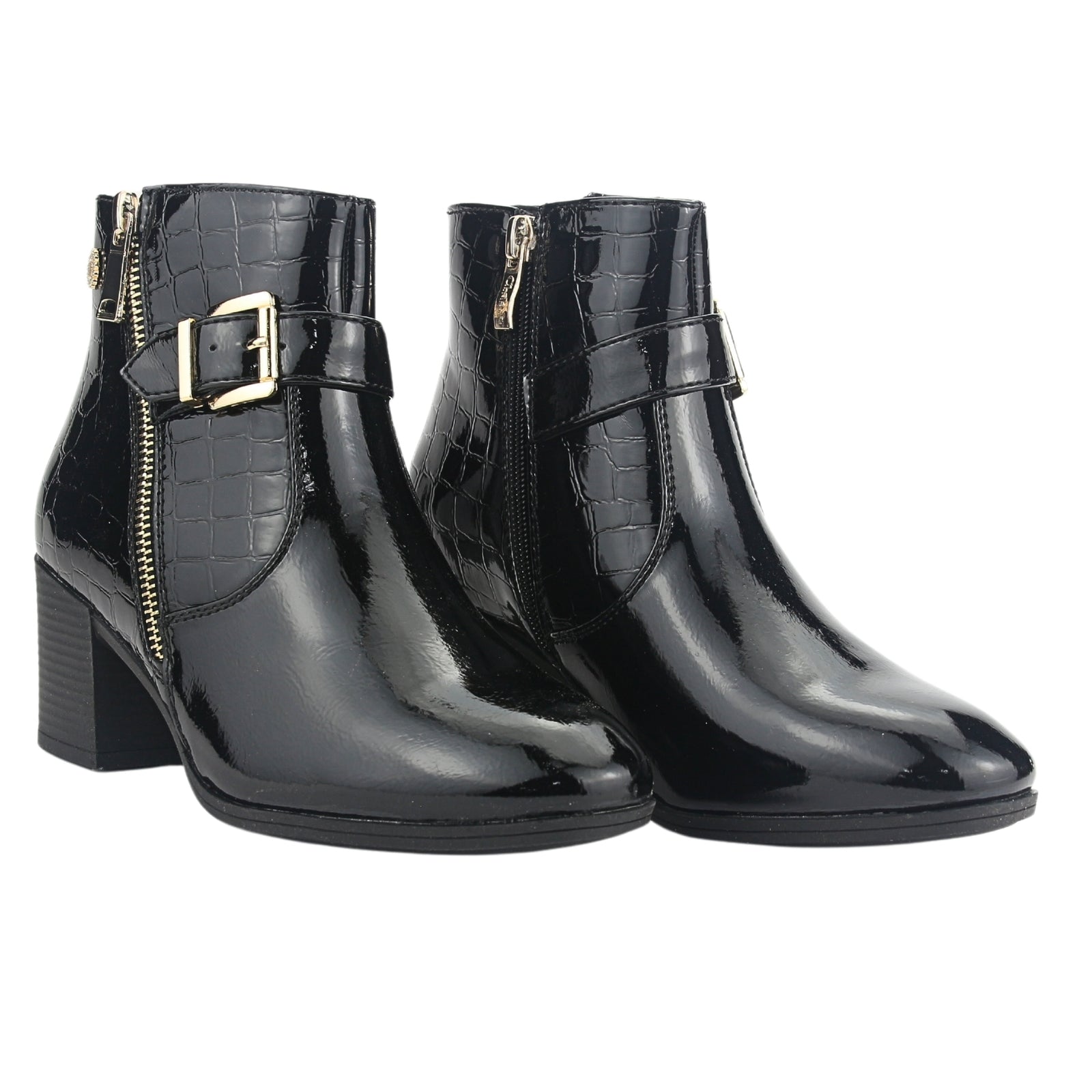 Botin Chalada Mujer Gally-4 Negro Casual