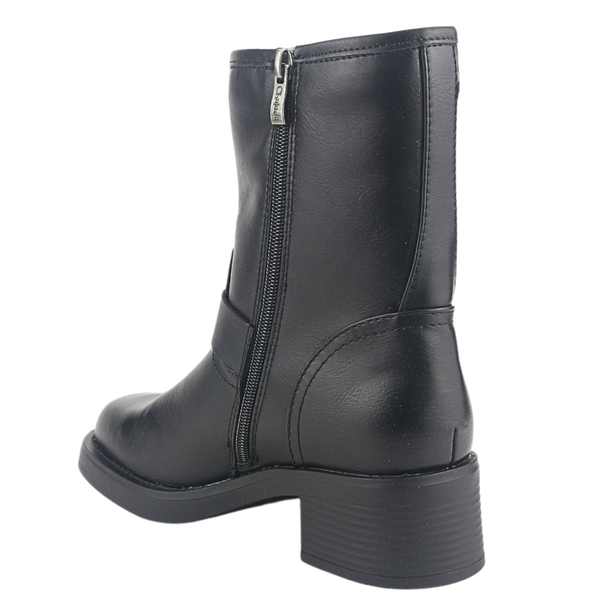 Bota Chalada Mujer Biker-4 Negro Casual