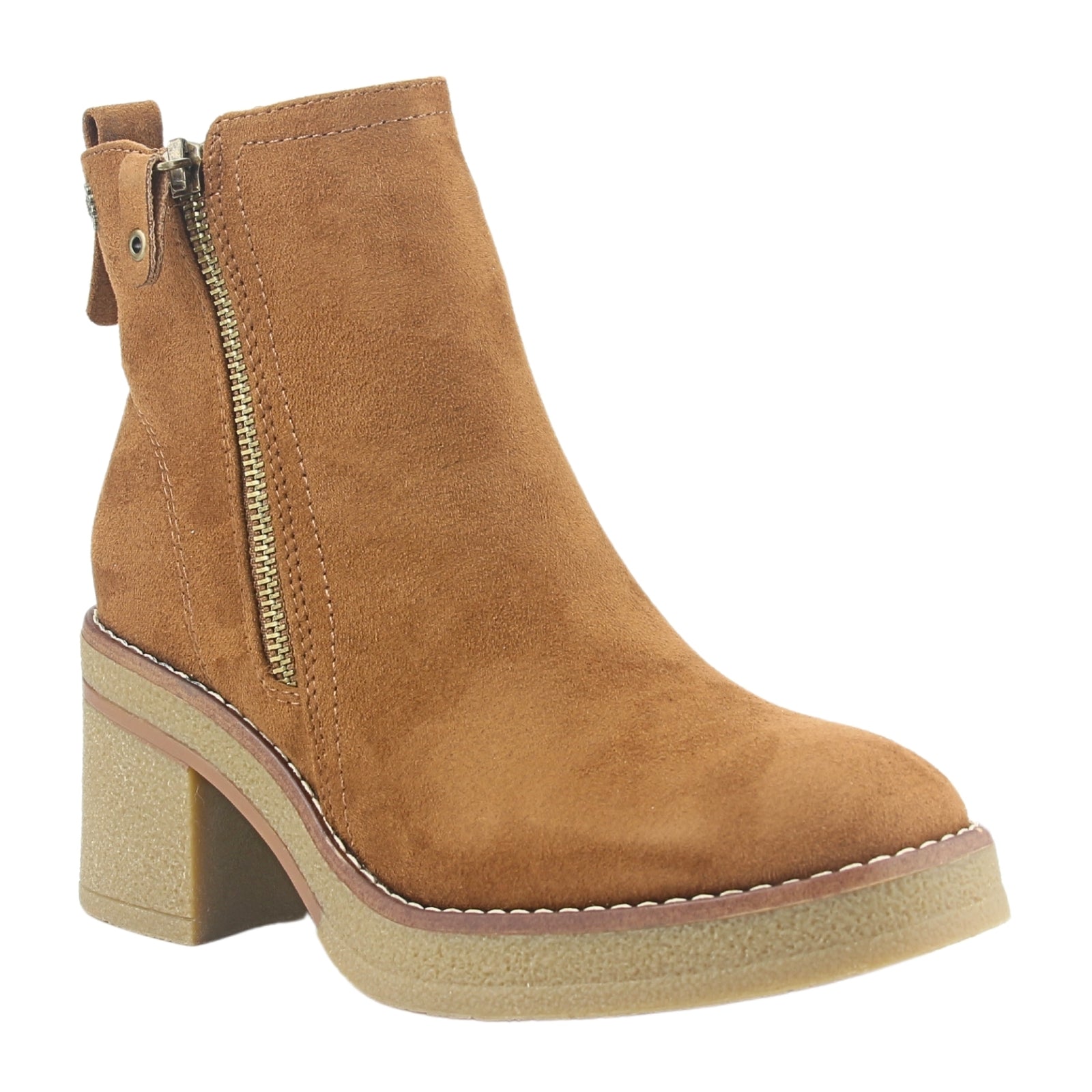 Botin Chalada Mujer Bricca-2 Café Casual