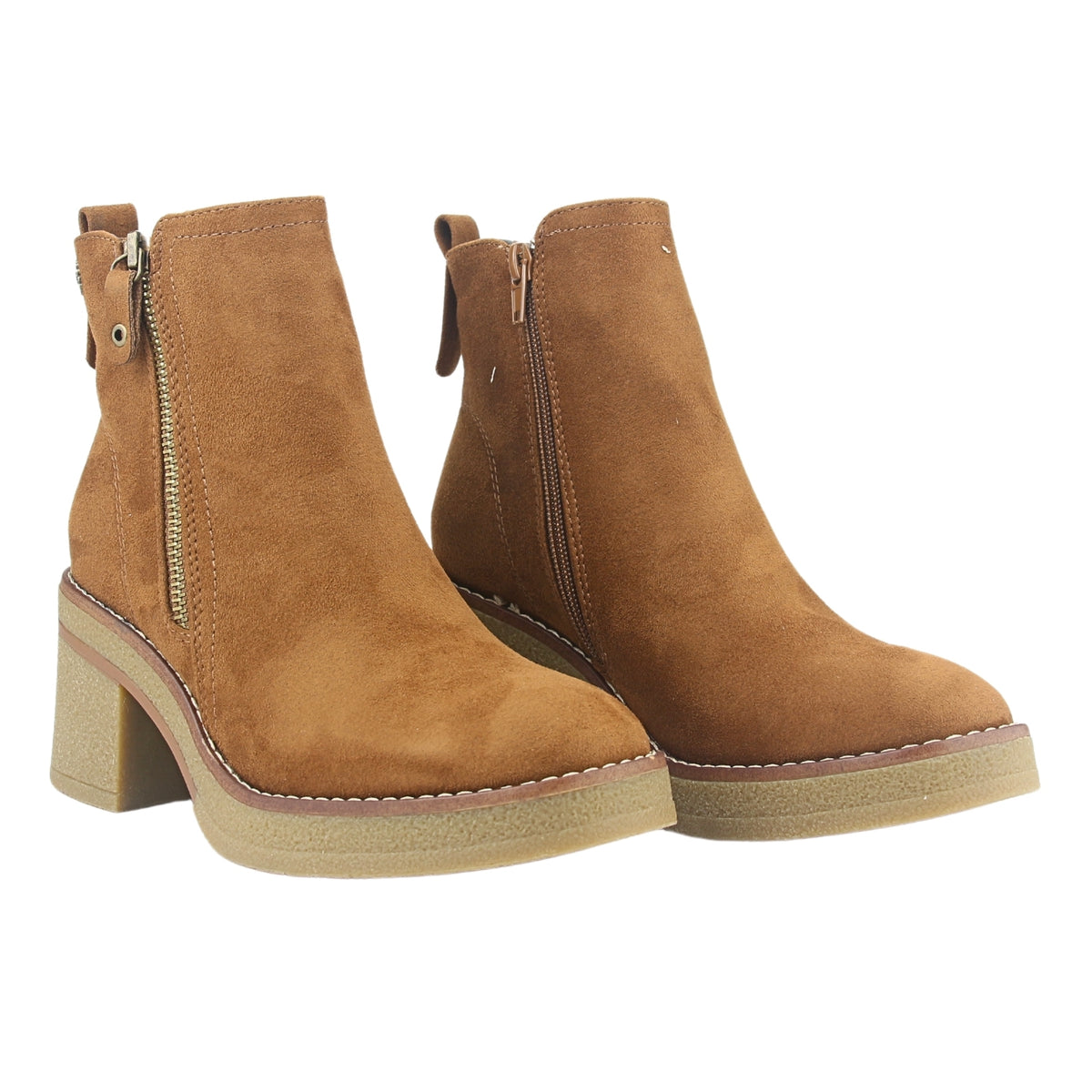 Botin Chalada Mujer Bricca-2 Café Casual