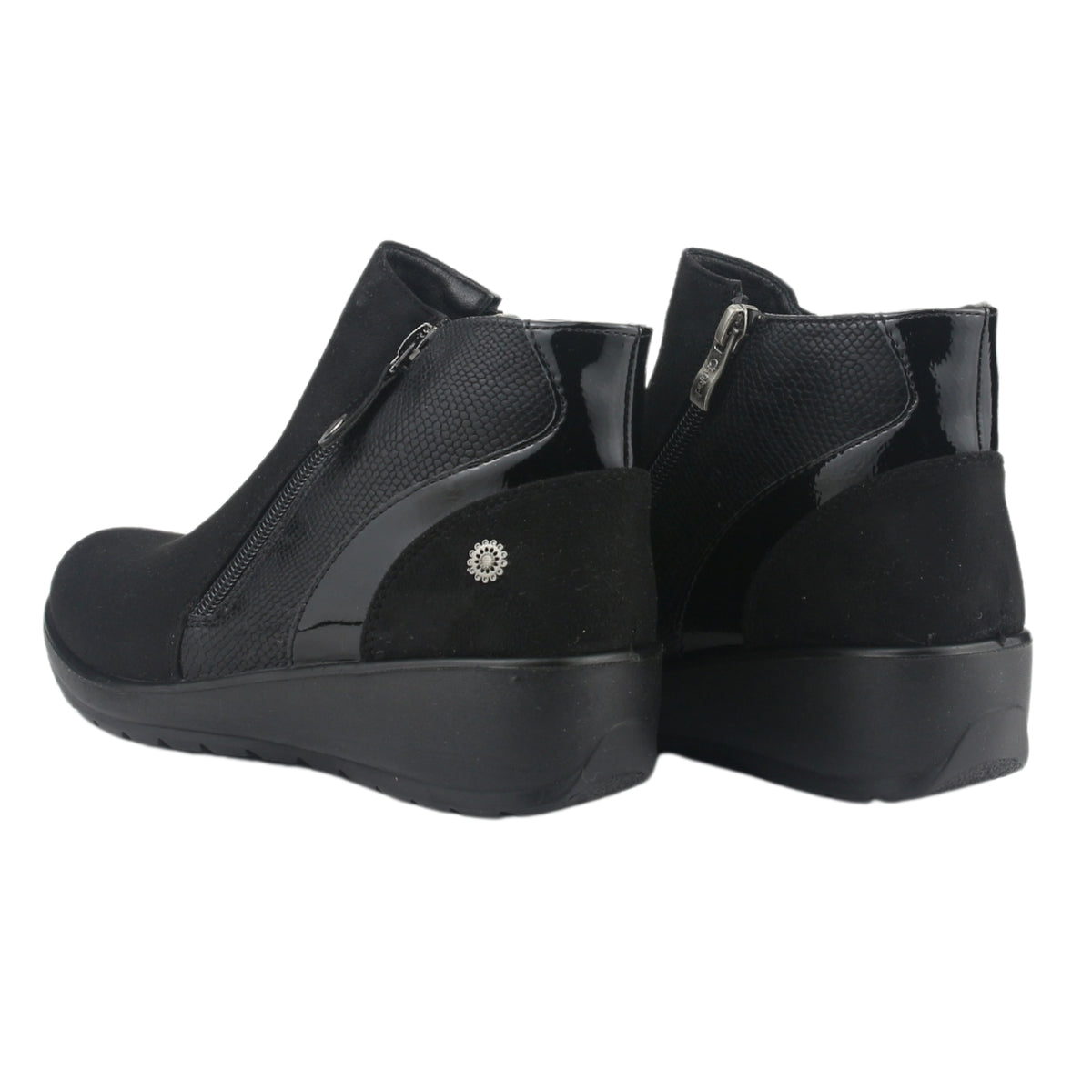 Botin Chalada Mujer Confort-5 Negro Casual