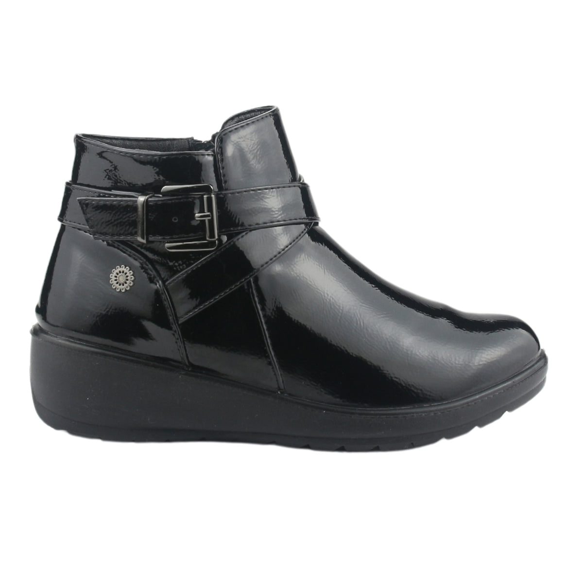 Botin Chalada Mujer Confort-6 Negro Casual