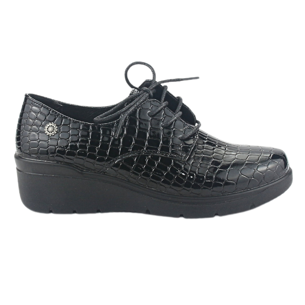 Zapato Chalada Mujer Mara-1 Negro Casual