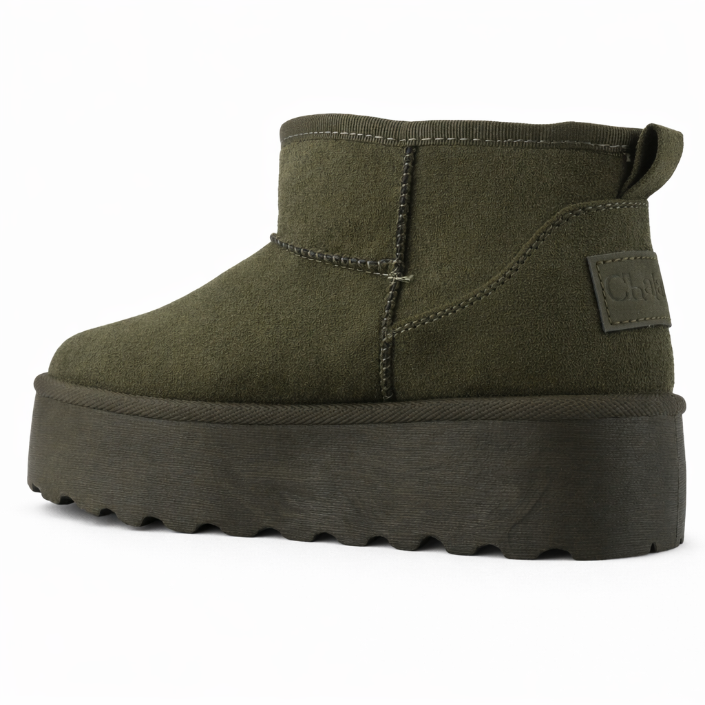 Botin Oliva Mujer Casual Chalada Pinguih