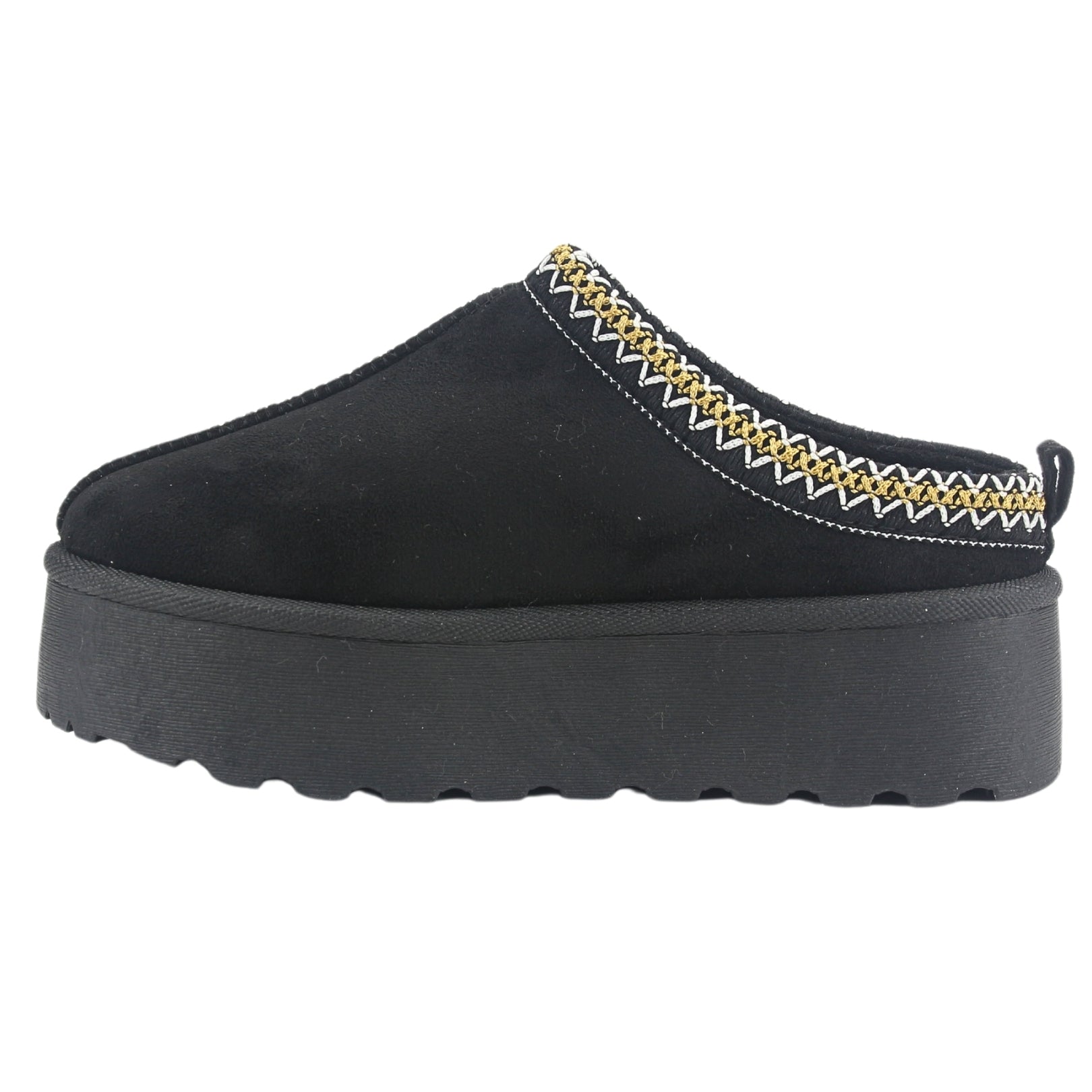Pantufla Chalada Mujer Pinguih-3 Negro Comfort