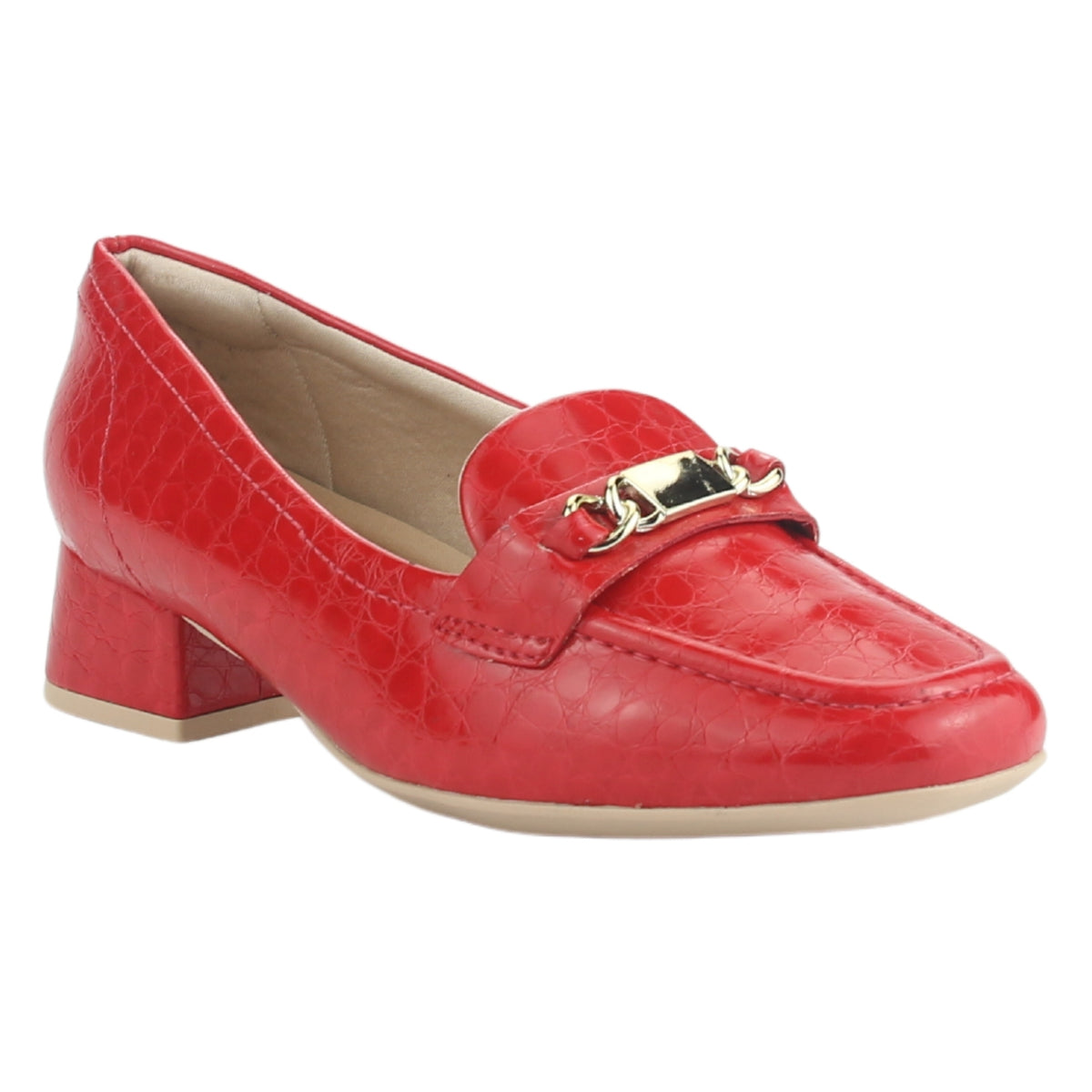Zapato Comfortflex Mujer 2495304 Rojo Casual
