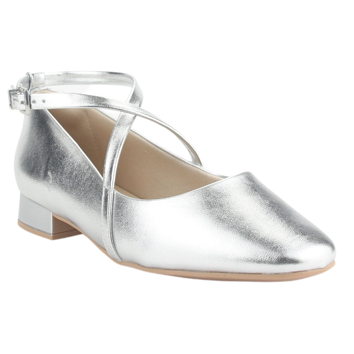 Zapato Ramarim Mujer 2415102 Plateado Casual