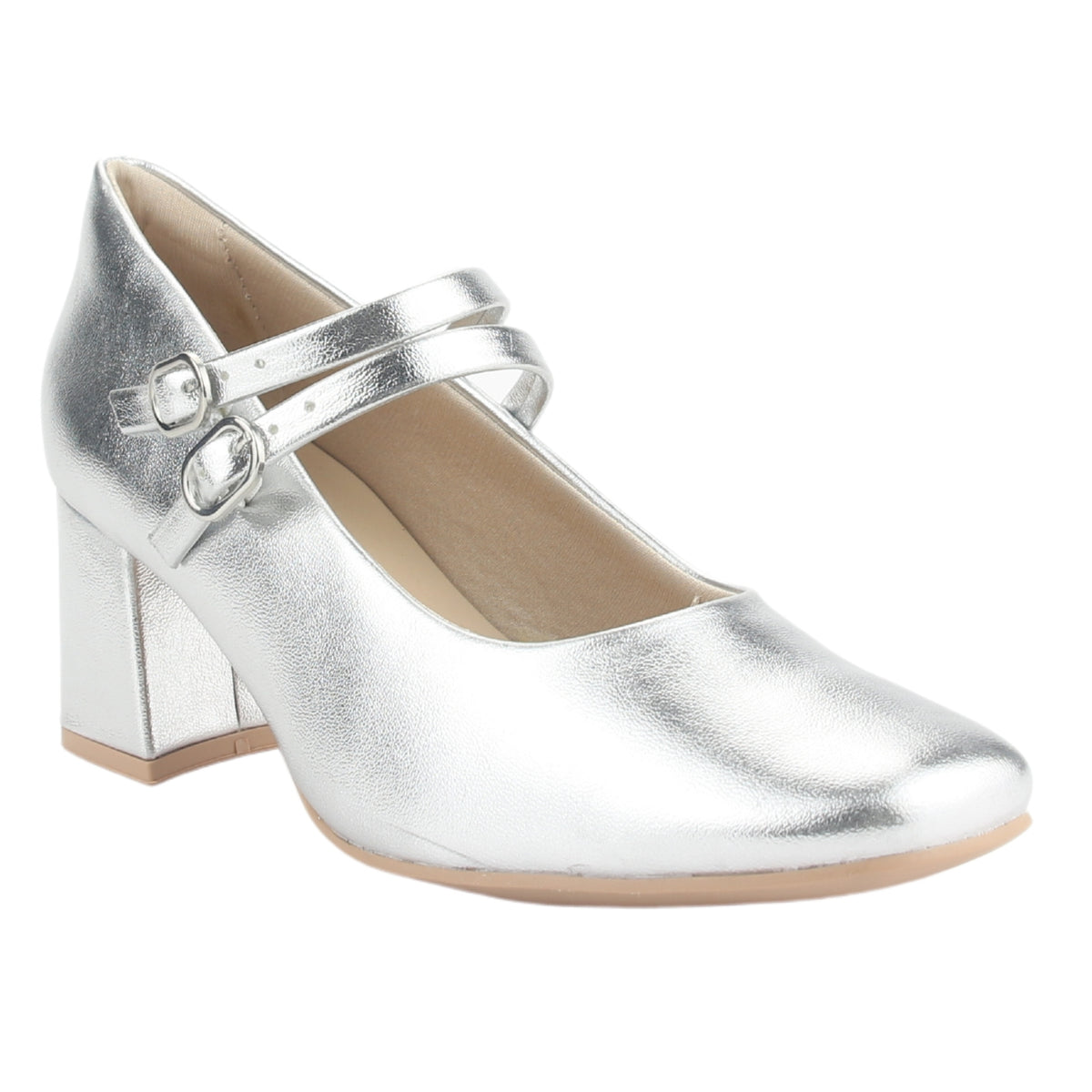 Zapato Ramarim Mujer 2417102 Plateado Casual