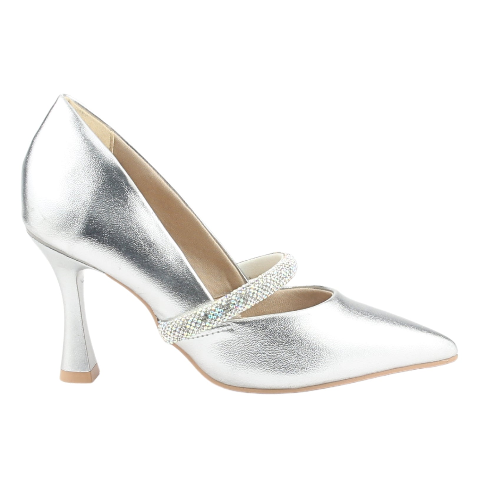 Zapato Ramarim Mujer 2418103 Plateado Casual
