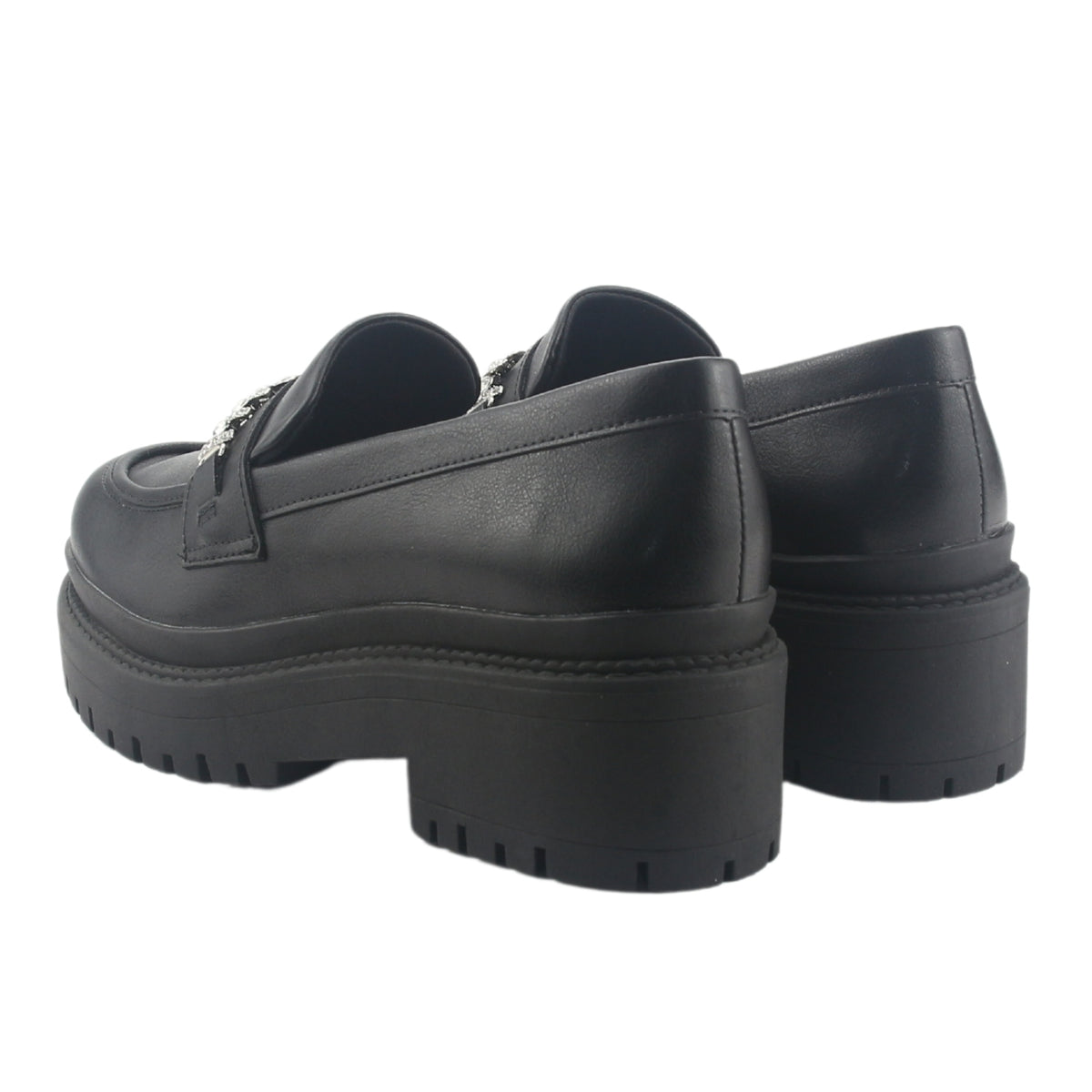 Mocasin Via Marte Mujer 013-003-01 Negro Casual