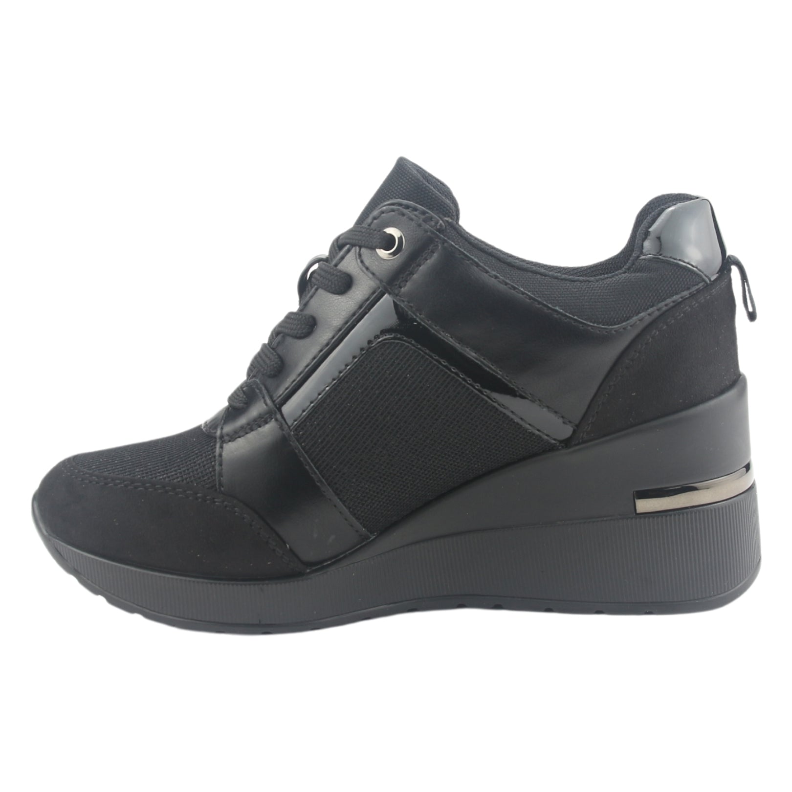 Zapatilla Chalada Mujer Bolden-13 Negro Urbano