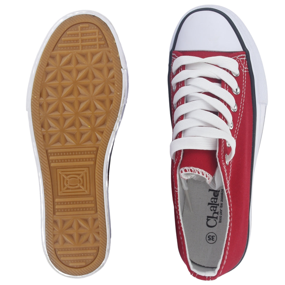 Zapatilla Mujer Chalada Cruni-1 Rojo Urbano