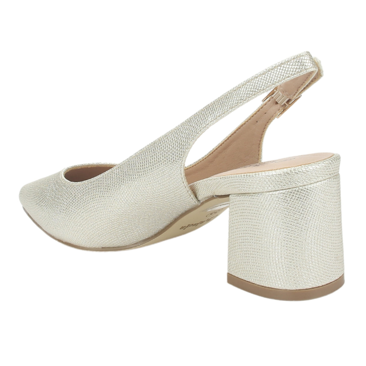 Zapato Chalada Mujer Faiza-1 Dorado Casual