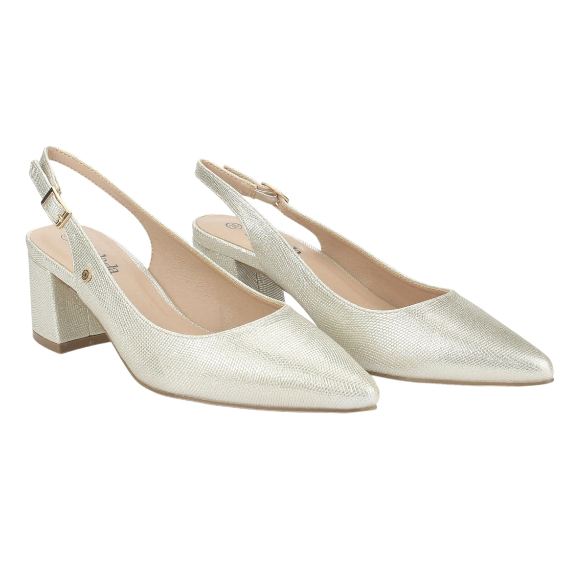 Zapato Chalada Mujer Faiza-1 Dorado Casual