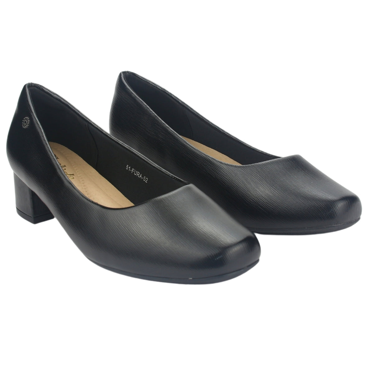 Zapato Chalada Mujer Fura-52 Negro Casual