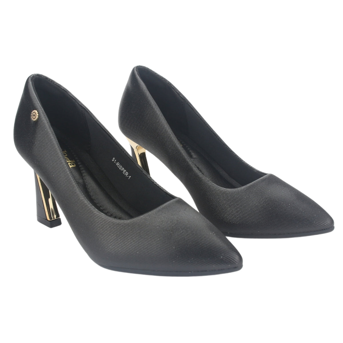 Zapato Chalada Mujer Risper-1 Negro Casual