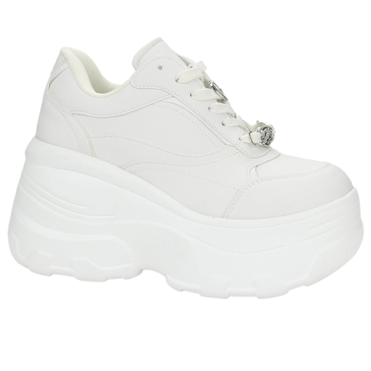 Zapatilla Chalada Mujer Nake-1 Blanco Urbano