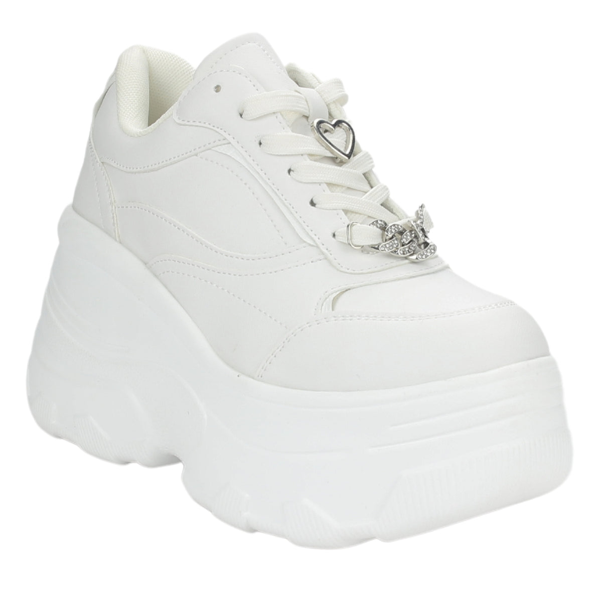 Zapatilla Chalada Mujer Nake-1 Blanco Urbano