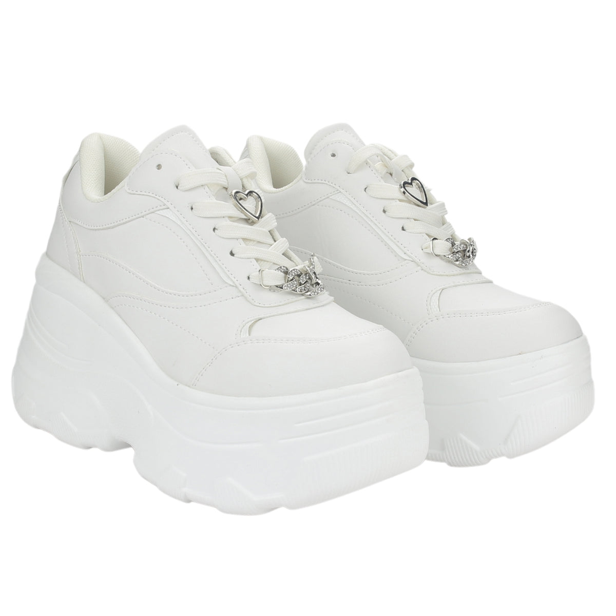 Zapatilla Chalada Mujer Nake-1 Blanco Urbano