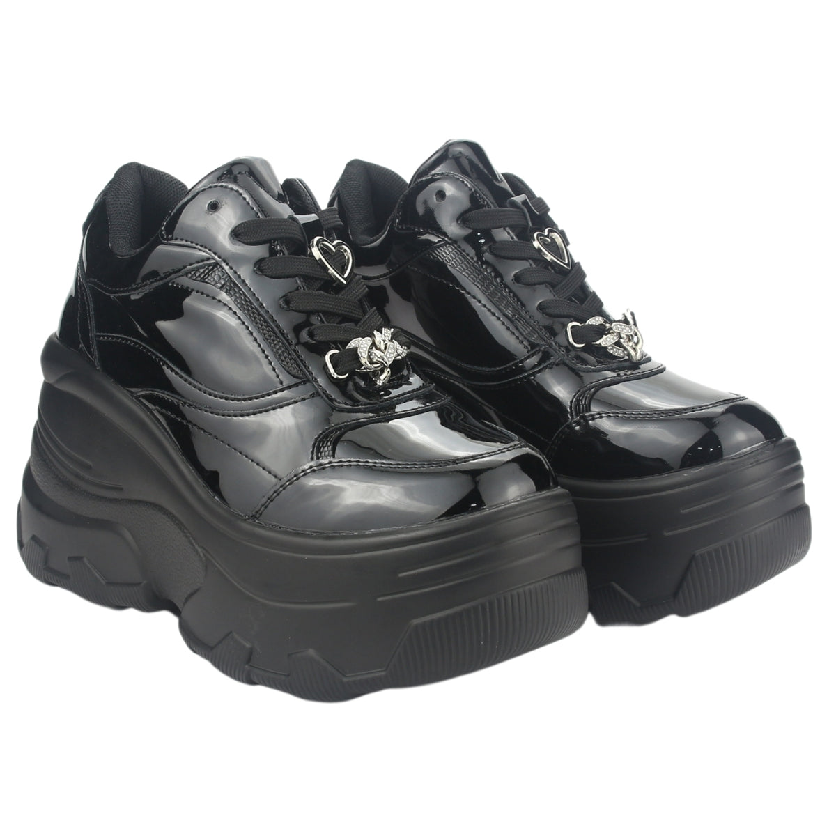 Zapatilla Chalada Mujer Nake-1 Negro Urbano