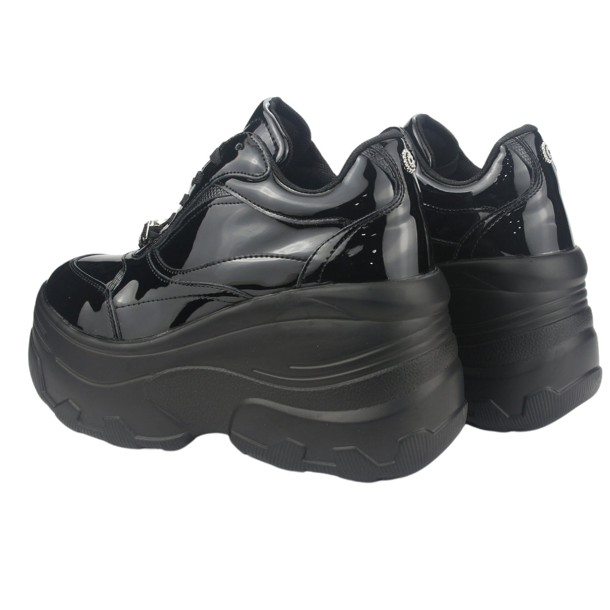 Zapatilla Chalada Mujer Nake-1 Negro Urbano