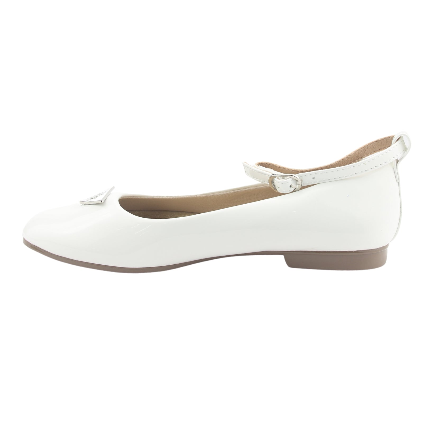Ballerina Chalada Mujer Nazzer-1 Blanco Casual