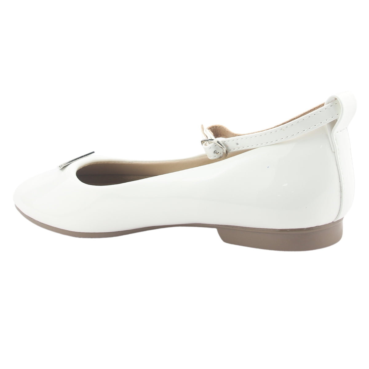 Ballerina Chalada Mujer Nazzer-1 Blanco Casual
