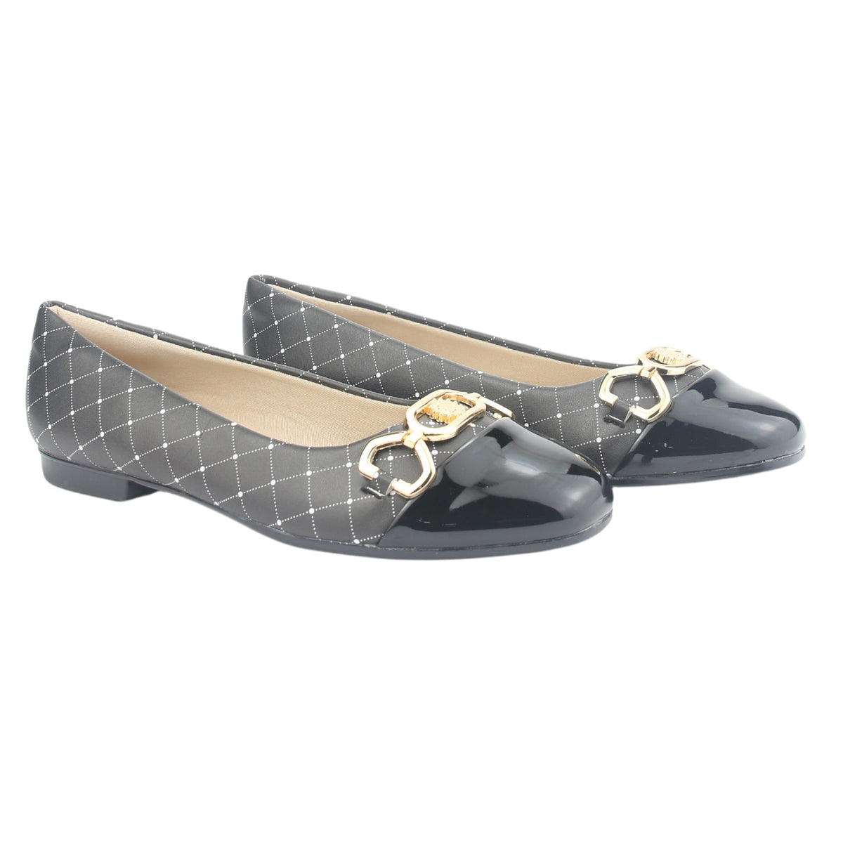 Ballerina Chalada Mujer Nazzer-2 Negro Casual