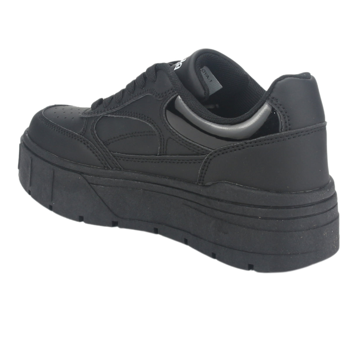 Zapatilla Chalada Mujer Troya-1 Negro Urbano