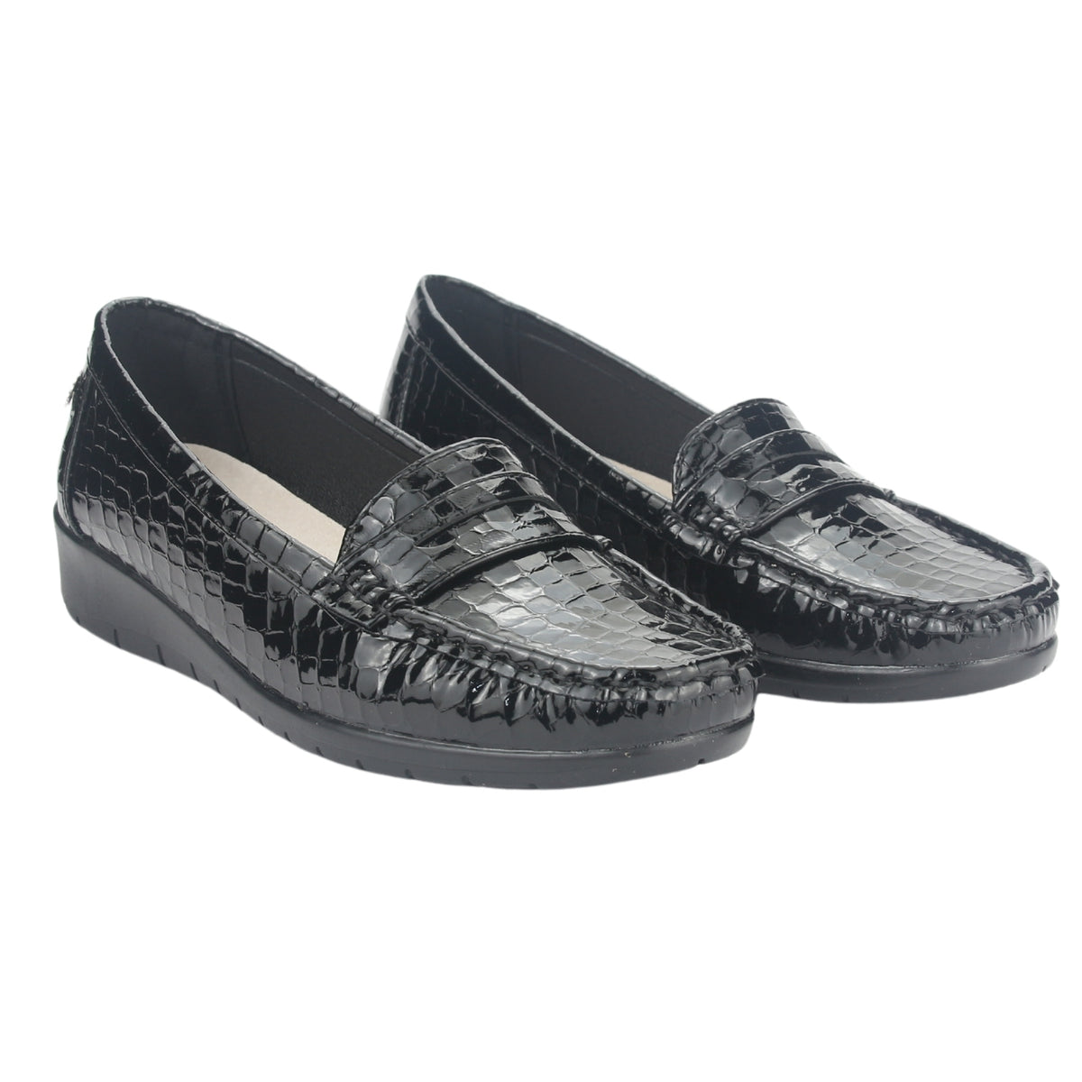 Mocasin Chalada Mujer Maya-1 Negro Casual