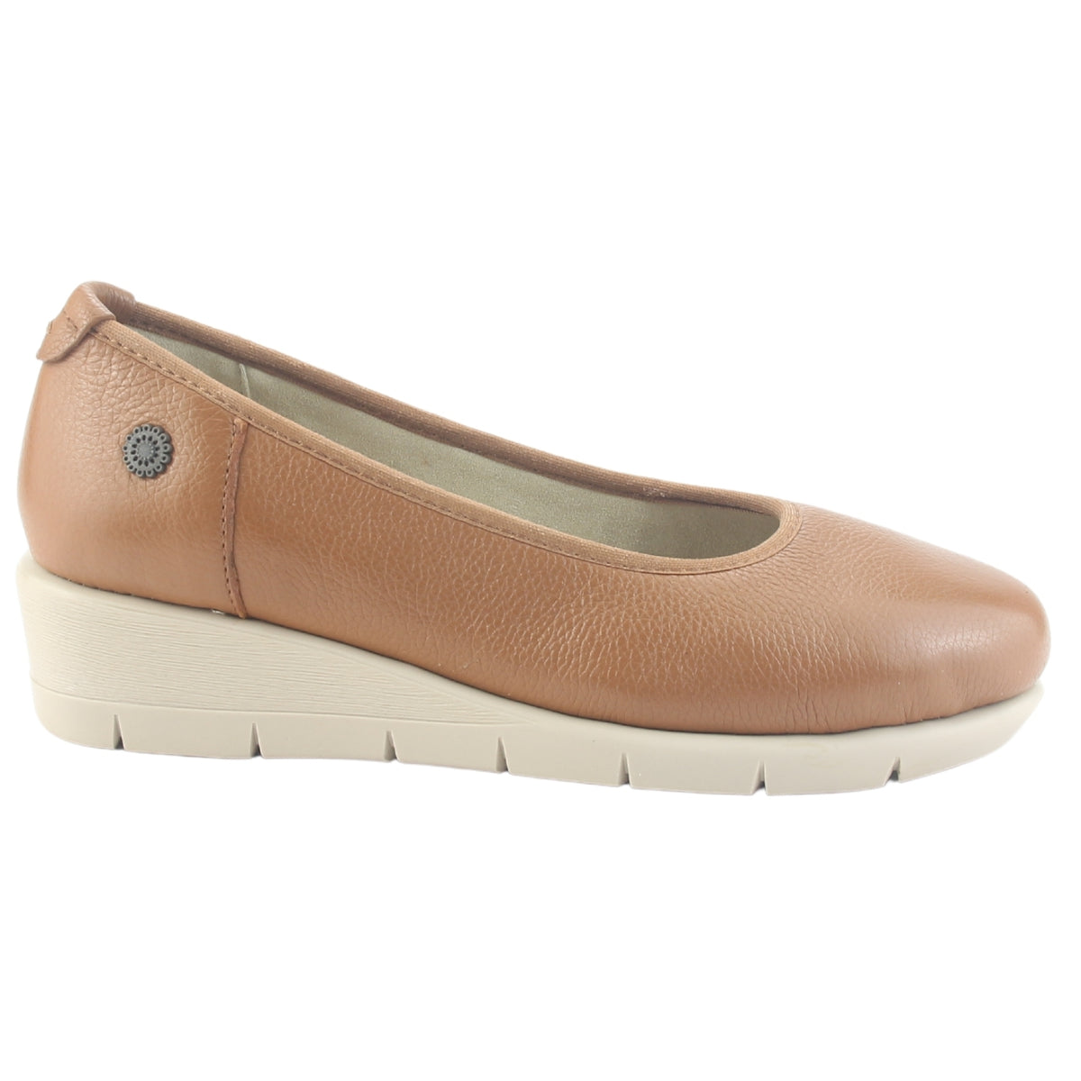 Zapato de Cuero Chalada Mujer Calafate-4 Camel Casual
