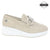 Mocasin de Cuero Chalada Mujer Ivana-1 Beige Casual
